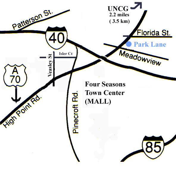 Park Lane Map